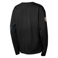 Orlando Magic Youth Hardwood Classics All Over Long Sleeve T-Shirt Black | Mitchell & Ness Lifestyle