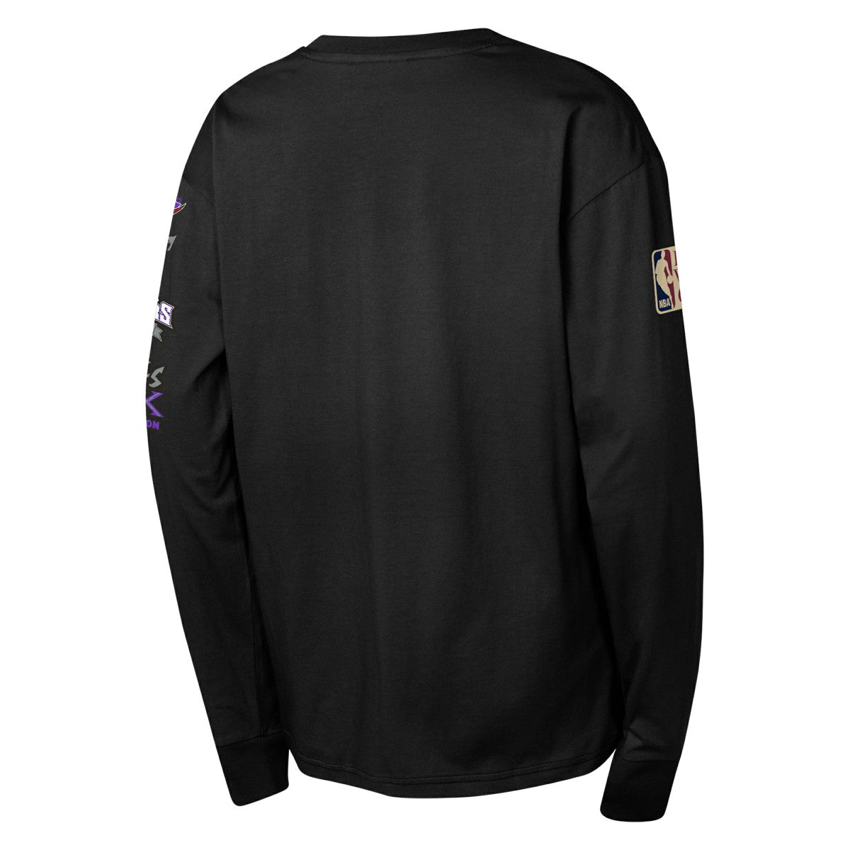 Toronto Raptors Youth Hardwood Classics All Over Long Sleeve T-Shirt Black | Mitchell & Ness outlet