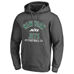 Fanatics New York Jets Big & Tall Pullover Hoodie Heather Charcoal