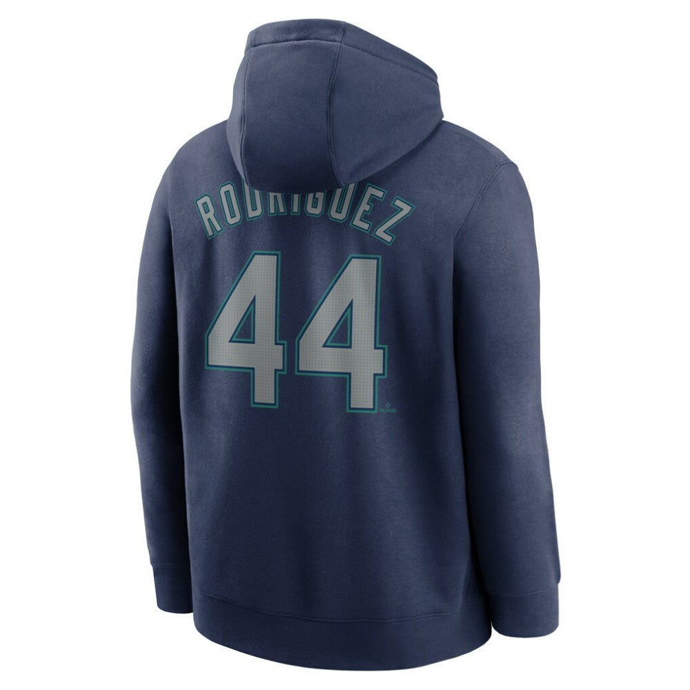 Julio Rodríguez Seattle Mariners Nike Player Name & Number Club Fleece Pullover Hoodie - Navy - Nike on Sale