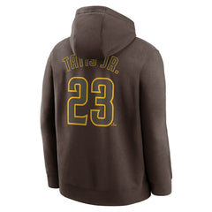 Fernando Tatis Jr. San Diego Padres Nike Player Name & Number Club Fleece Pullover Hoodie - Brown - Nike Sale