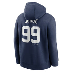 Aaron Judge New York Yankees Nike Player Name & Number Club Pullover Hoodie - Navy - Nike Online
