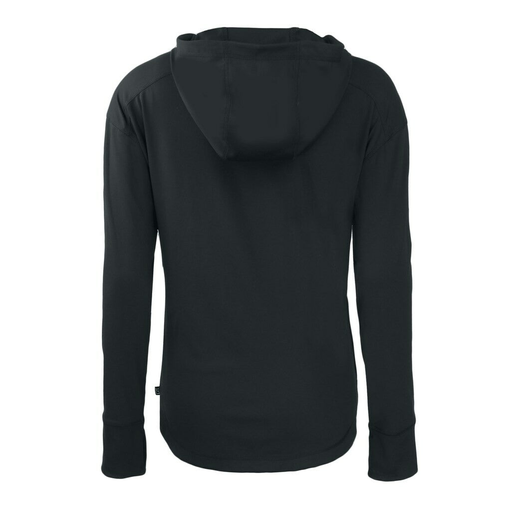 New York Jets Cutter & Buck Women's Primary Logo Daybreak Eco Recycled Full-Zip Hoodie Jacket Black