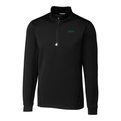 New York Jets Cutter & Buck Primary Logo Traverse Stretch Quarter-Zip Top Black