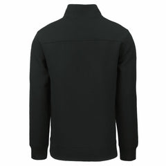 New York Jets Cutter & Buck Primary Logo Roam Eco Recycled Quarter-Zip Pullover Top Black