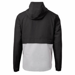 New York Jets Cutter & Buck Monochromatic Logo Charter Eco Recycled Half-Zip Anorak Jacket Black/Gray