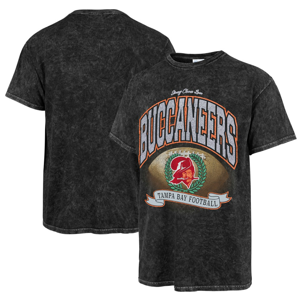 47 brand Tampa Bay Buccaneers Stoney Clover Lane x '47 Women's Glitter Rocker Retro Tubular T-Shirt Black