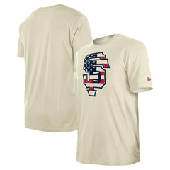 San Francisco Giants New Era Americana Flag Fill T-Shirt - Cream - New Era Lifestyle