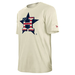 Houston Astros New Era Americana Flag Fill T-Shirt - Cream - New Era Lifestyle
