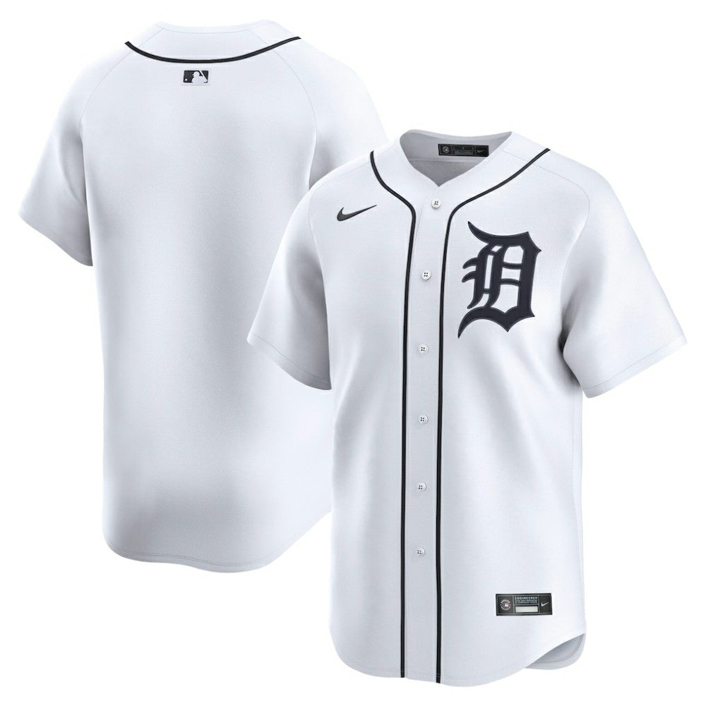 Detroit Tigers Nike Home Limited Jersey - White - Nike Discount