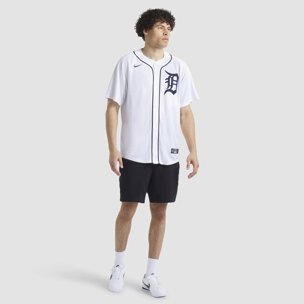 Detroit Tigers Nike Home Limited Jersey - White - Nike Discount