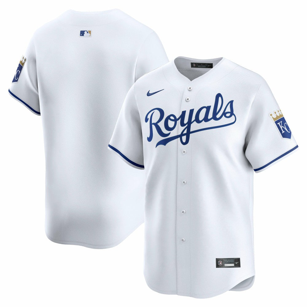 Kansas City Royals Nike Home Limited Jersey - White - Nike Discount