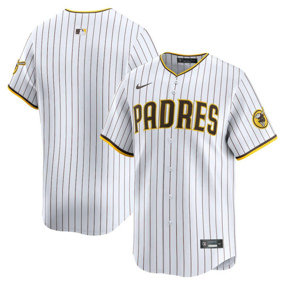 San Diego Padres Nike Home Limited Jersey - White - Nike on Sale
