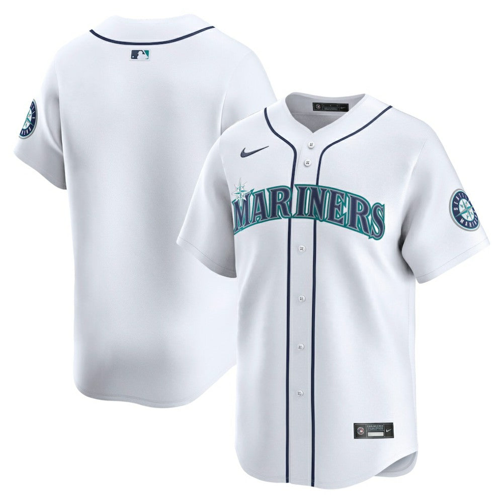 Seattle Mariners Nike Home Limited Jersey - White - Nike Sale