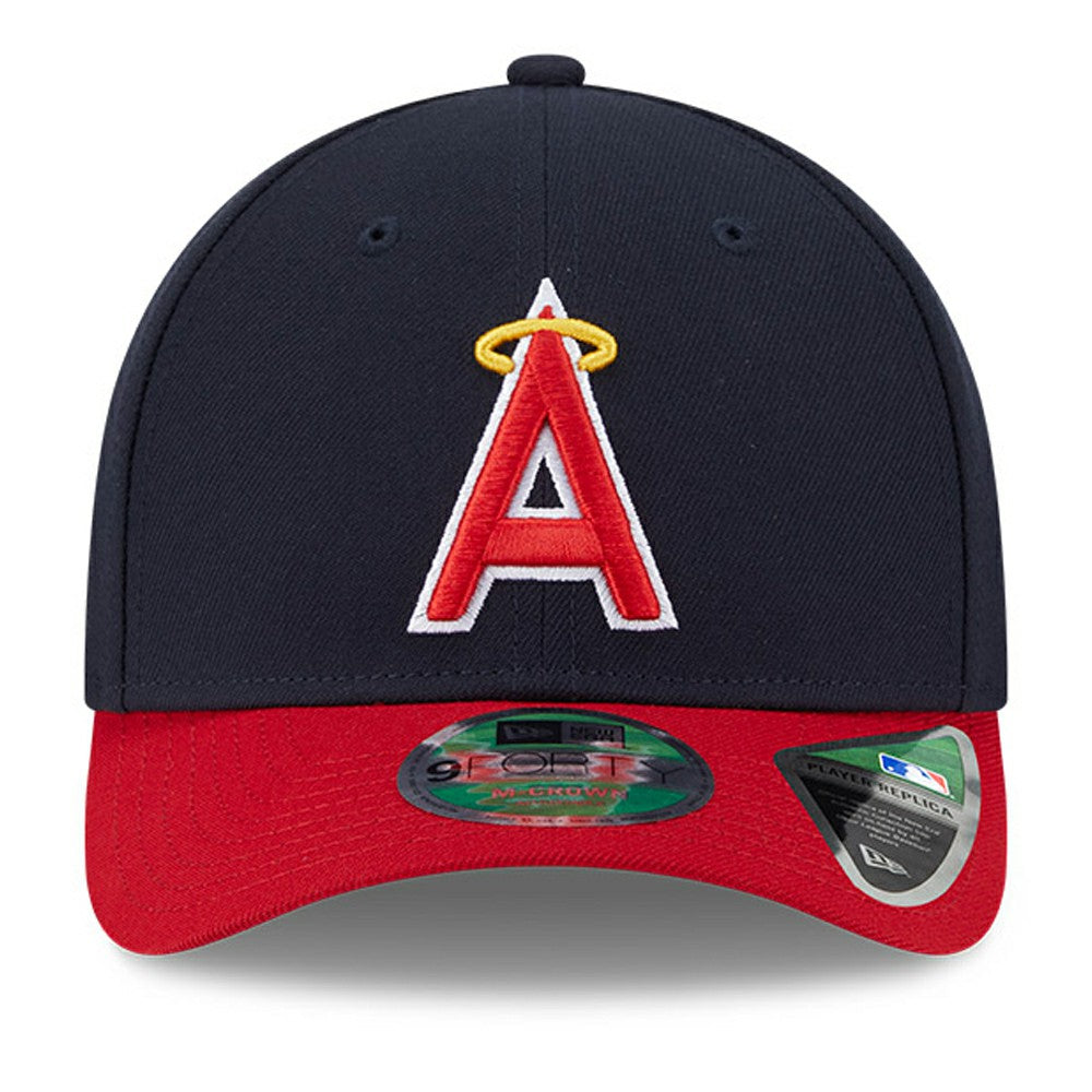 Los Angeles Angels New Era Player Replica 9FORTY Adjustable Hat - Navy/Red - New Era Discount
