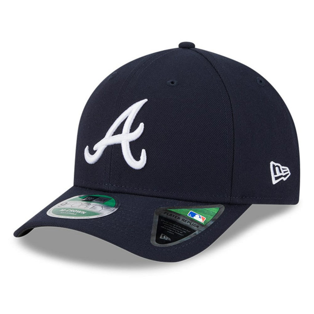 Atlanta Braves New Era Player Replica 9FORTY Adjustable Hat - Navy - New Era Lifestyle
