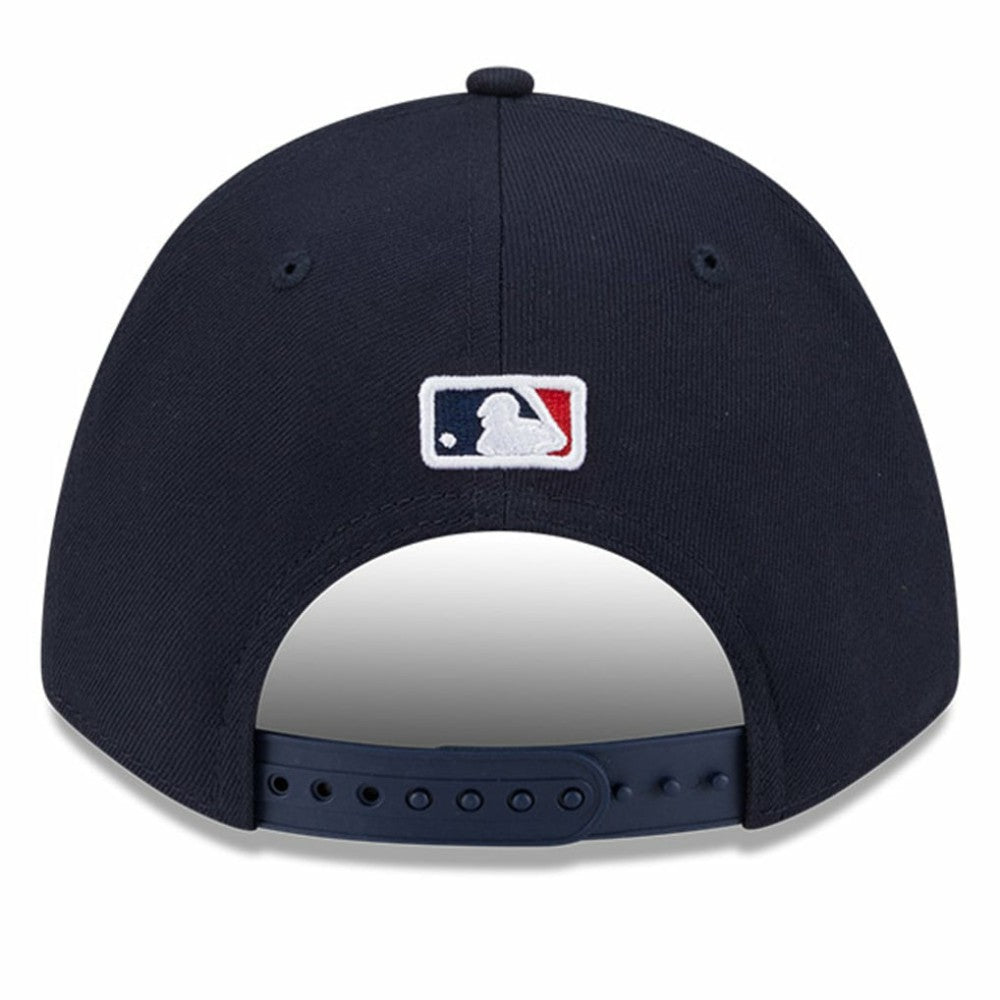 Atlanta Braves New Era Player Replica 9FORTY Adjustable Hat - Navy - New Era Lifestyle
