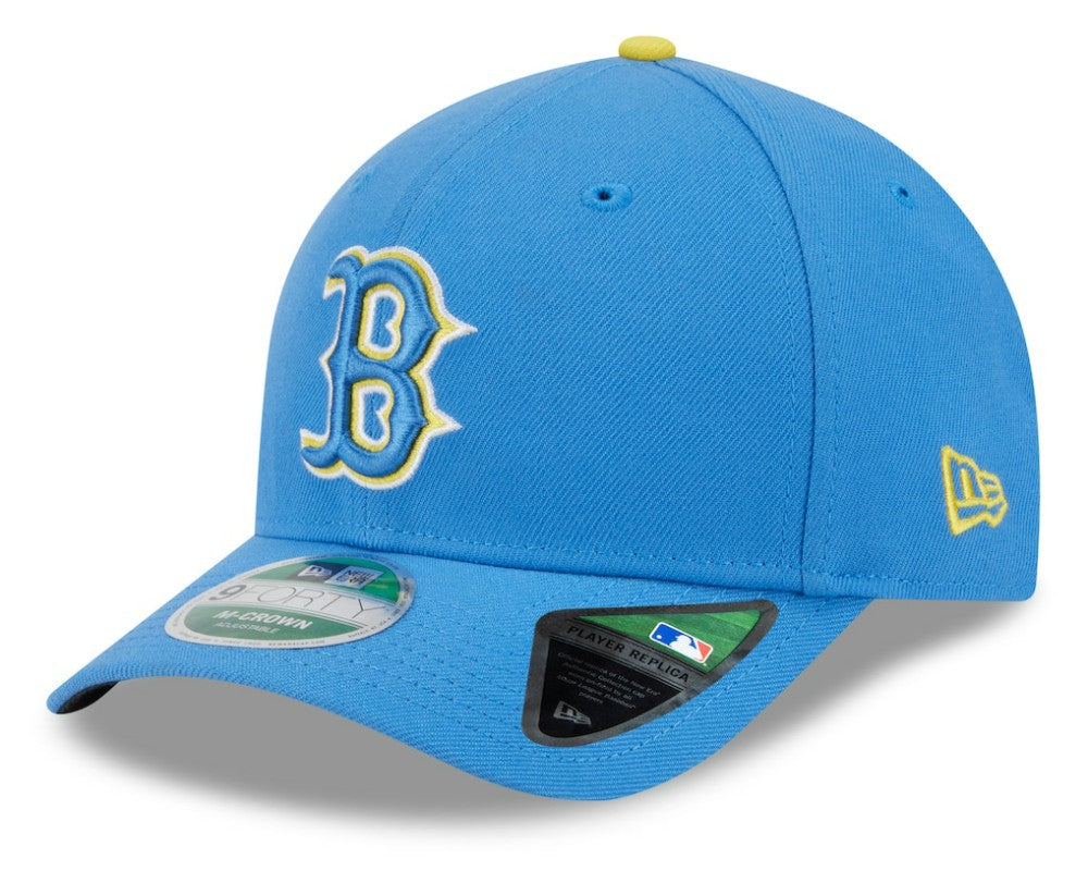 Boston Red Sox New Era Player Replica 9FORTY Adjustable Hat - Light Blue - New Era Online