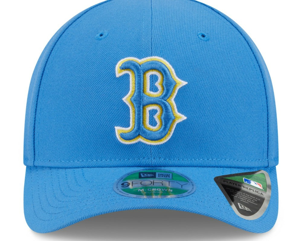 Boston Red Sox New Era Player Replica 9FORTY Adjustable Hat - Light Blue - New Era Online