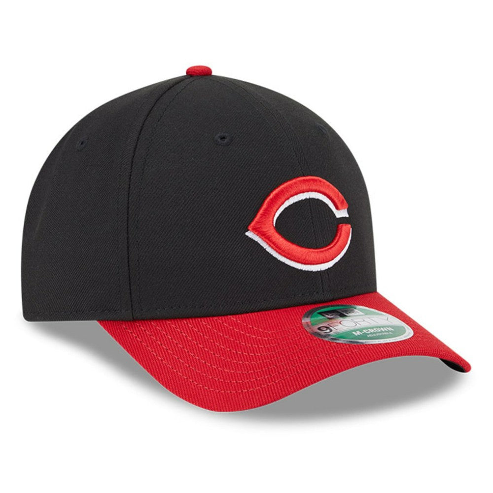 Cincinnati Reds New Era Player Replica 9FORTY Adjustable Hat - Black/Red - New Era Discount