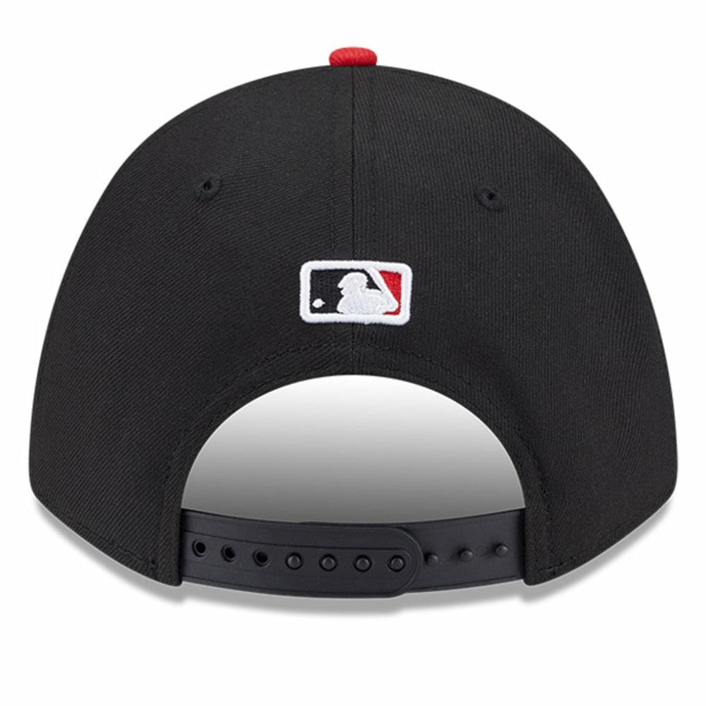 Cincinnati Reds New Era Player Replica 9FORTY Adjustable Hat - Black/Red - New Era Discount