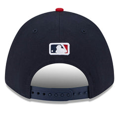 Cleveland Guardians New Era Player Replica 9FORTY Adjustable Hat - Navy - New Era on Sale