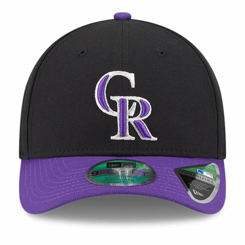 Colorado Rockies New Era Player Replica 9FORTY Adjustable Hat - Black/Purple - New Era Online