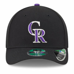 Colorado Rockies New Era Player Replica 9FORTY Adjustable Hat - Black - New Era Discount