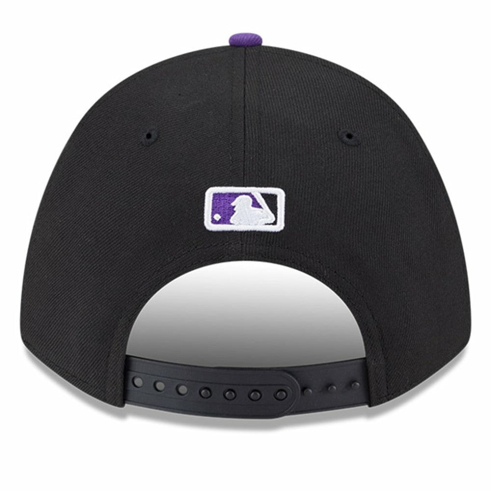 Colorado Rockies New Era Player Replica 9FORTY Adjustable Hat - Black - New Era Discount