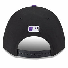 Colorado Rockies New Era Player Replica 9FORTY Adjustable Hat - Black - New Era Discount