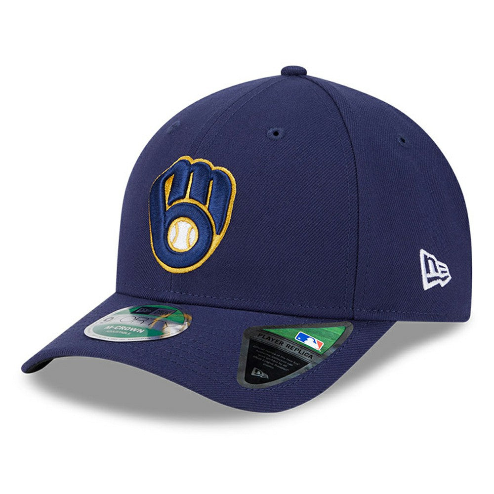 Milwaukee Brewers New Era Player Replica 9FORTY Adjustable Hat - Navy - New Era on Sale
