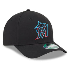 Miami Marlins New Era Player Replica 9FORTY Adjustable Hat - Black - New Era Online