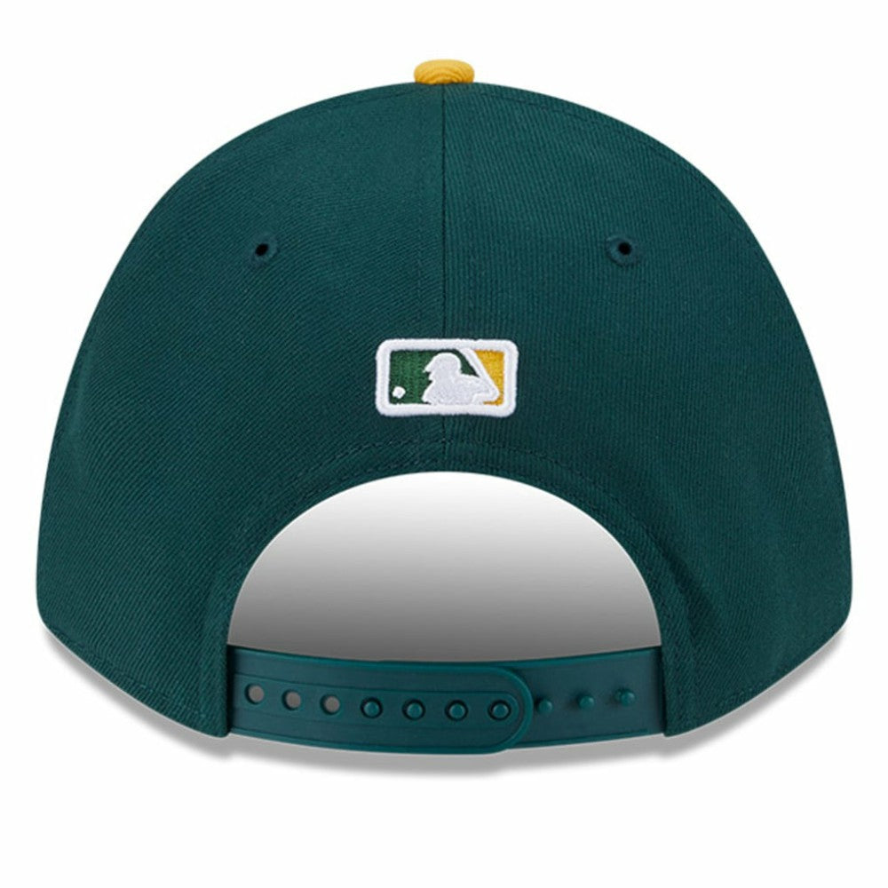 Athletics New Era Player Replica 9FORTY Adjustable Hat - Green/Gold - New Era Online