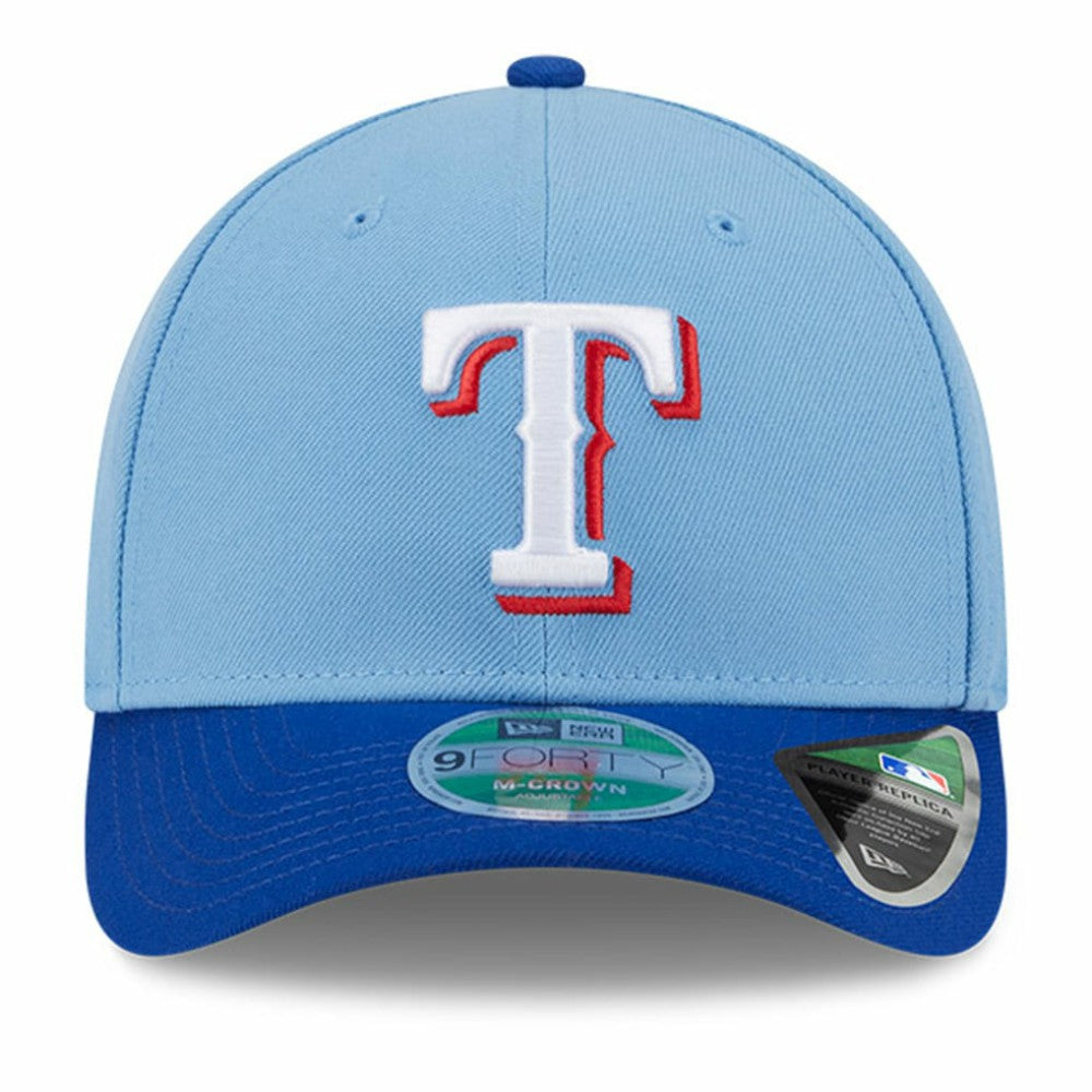 Texas Rangers New Era Player Replica 9FORTY Adjustable Hat - Light Blue - New Era Discount