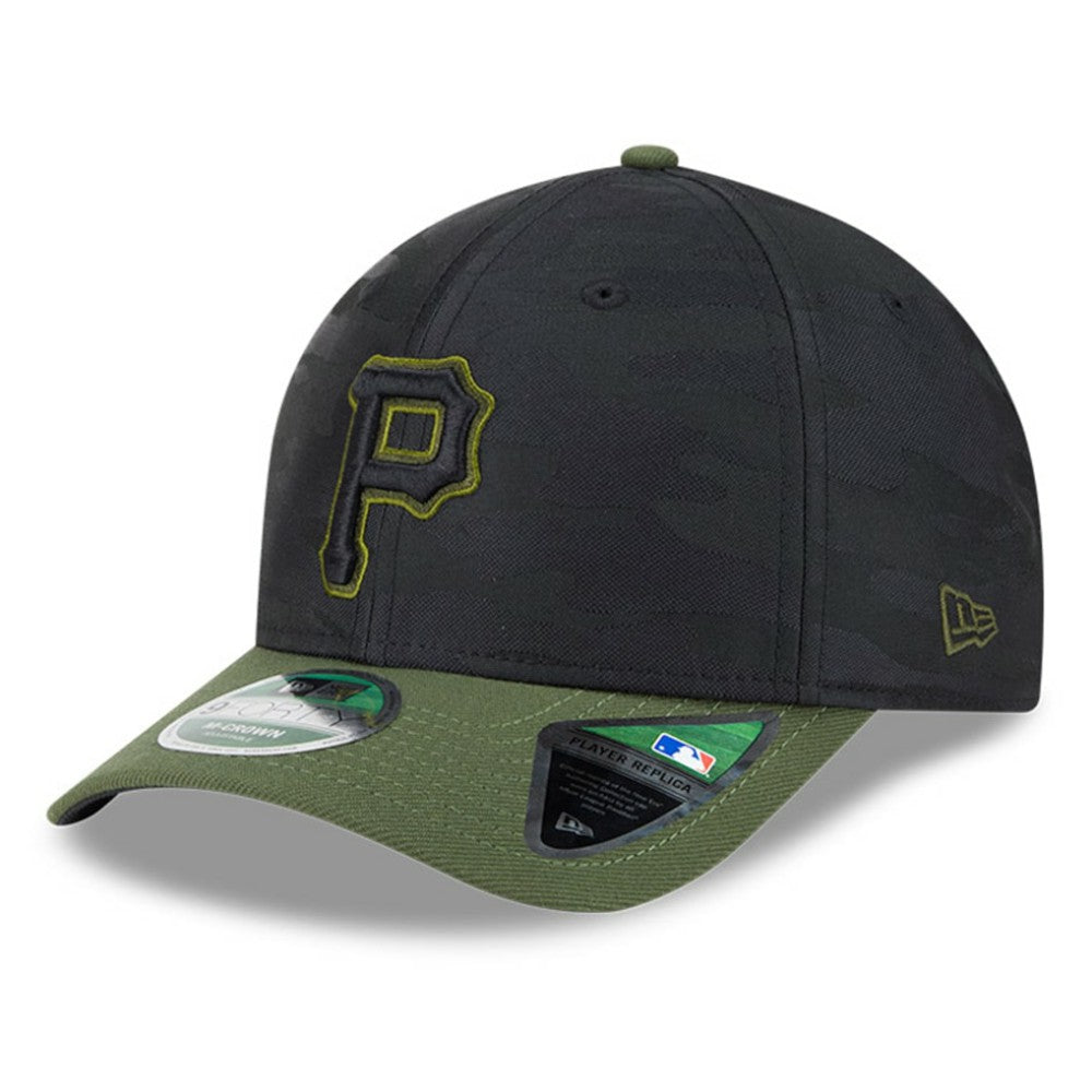 Pittsburgh Pirates New Era Player Replica 9FORTY Adjustable Hat - Black - New Era Sale