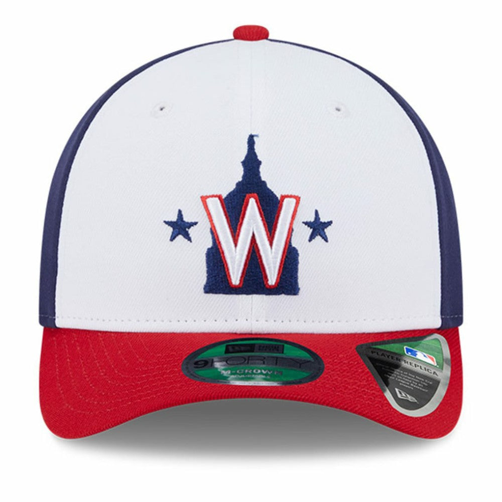 Washington Nationals New Era Player Replica 9FORTY Adjustable Hat - White - New Era Sale