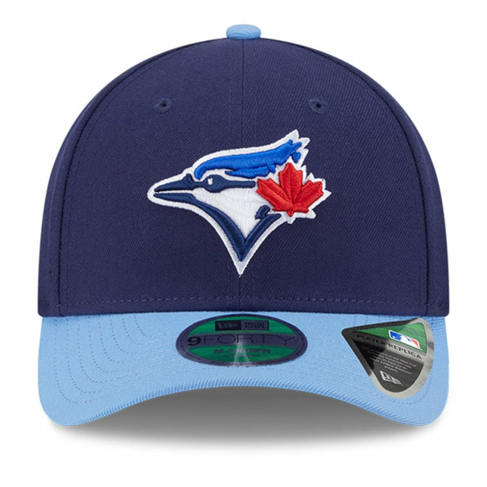Toronto Blue Jays New Era Player Replica 9FORTY Adjustable Hat - Navy/Powder Blue - New Era Lifestyle