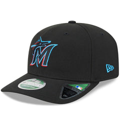 Miami Marlins New Era Player Replica 9SEVENTY Adjustable Hat - Black - New Era Lifestyle