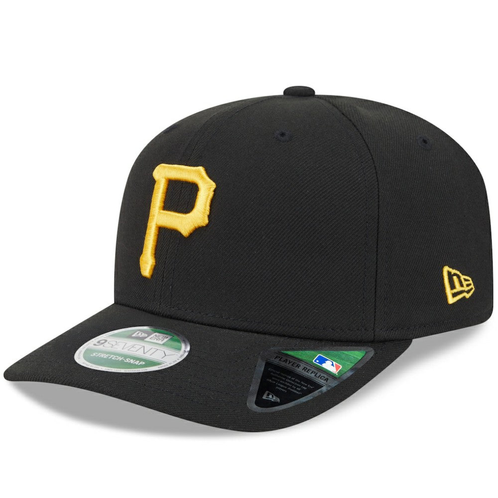 Pittsburgh Pirates New Era Player Replica 9SEVENTY Adjustable Hat - Black - New Era Lifestyle