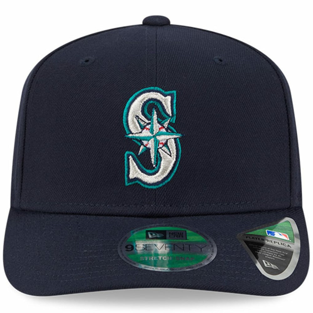 Seattle Mariners New Era Player Replica 9SEVENTY Adjustable Hat - Navy - New Era Discount