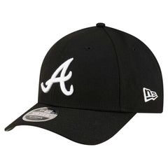 Atlanta Braves New Era Player Replica 9FORTY Adjustable Hat - Black - New Era Lifestyle