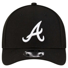 Atlanta Braves New Era Player Replica 9FORTY Adjustable Hat - Black - New Era Lifestyle