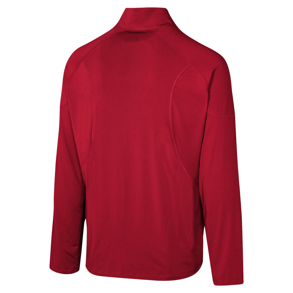 Tampa Bay Buccaneers Grind Iron Quarter-Zip Top Red