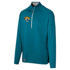 Jacksonville Jaguars Grind Iron Quarter-Zip Top Teal