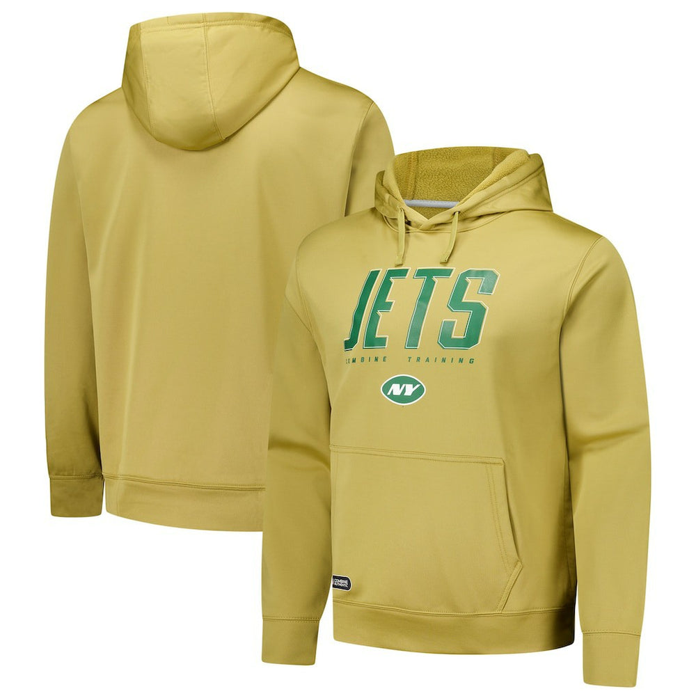 New York Jets Top Ranked Pullover Hoodie Khaki