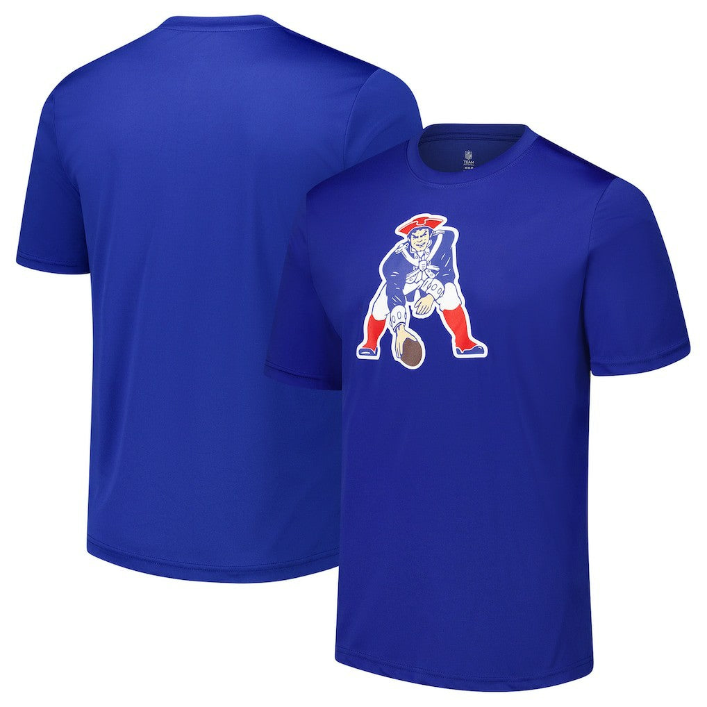 New England Patriots Stadium Retro T-Shirt Royal
