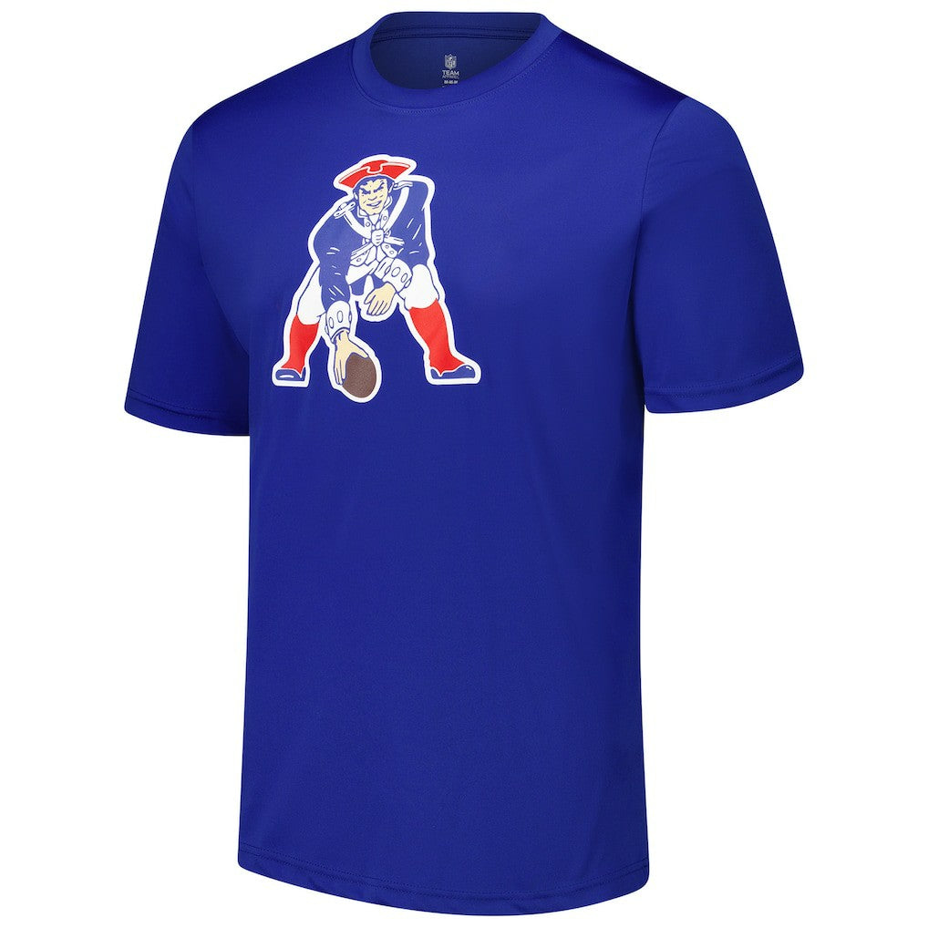 New England Patriots Stadium Retro T-Shirt Royal