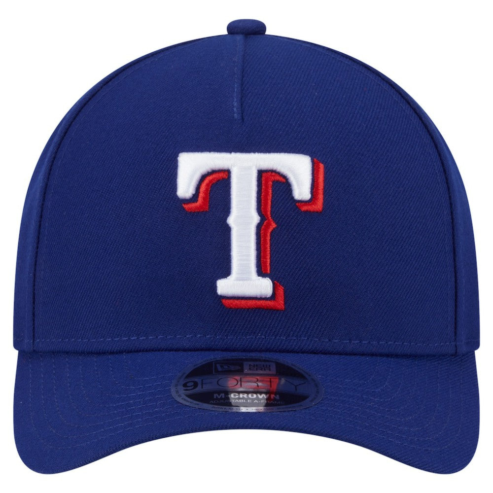 Texas Rangers New Era 9FORTY M-Crown Adjustable Hat - Royal - New Era Online