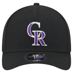 Colorado Rockies New Era 9FORTY M-Crown Adjustable Hat - Black - New Era Discount