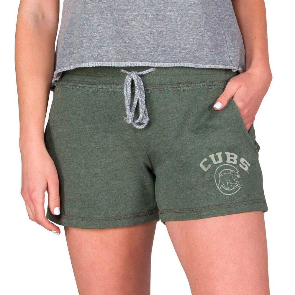 Chicago Cubs Concepts Sport Women's Mainstream French Terry Tri-Blend Shorts - Green - MLB on Sale